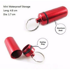 Mini Pocket Pill Bottle Waterproof